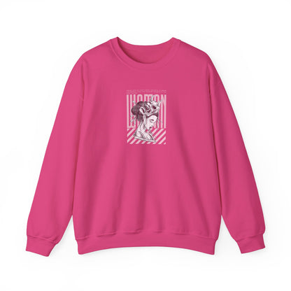 Stylish Unisex Crewneck Sweatshirt - Perfect For Casual Outings, Gift Ideas, Streetwear, Comfortable Layering, Everyday Style