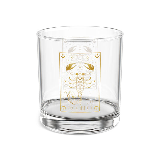 Scorpio Zodiac Rocks Glass, 10oz | Astrological Gift, Astrology Decor, Birthday Gift, Personalized Drinkware, Unique Barware