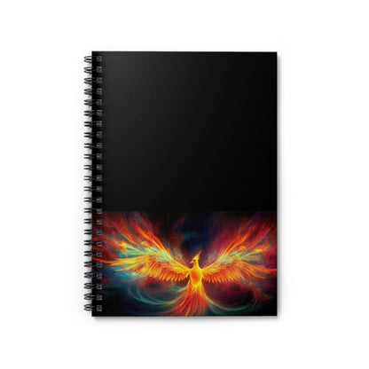 Pheonix Rising Spiral Notebook - Ruled Line