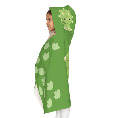 Cute Dino Youth Hooded Towel, Kids Bath Towel, Animal Bathrobe, Perfect for Summer, Pool Days, Adventurous Activities, Birthday Gift