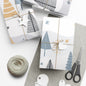 Winter Wonderland Gift Wrap Papers - Festive Holiday Wrapping, Eco-Friendly Gift Wrap, Christmas Decor, Tree Patterns, Special Occasions