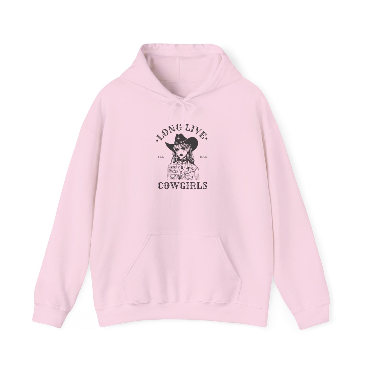 Long Live Cowgirls Hoodie, Western Style Sweatshirt, Country Music Gift, Casual Wear, Perfect for Rodeos, Birthdays, Celebrations