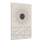 Boho Sun - Minimalist Acrylic Wall Art Print, Modern Sun and Waves Decor, Coastal Room Accent, Gift for Beach Lovers, Wall Decor for Home