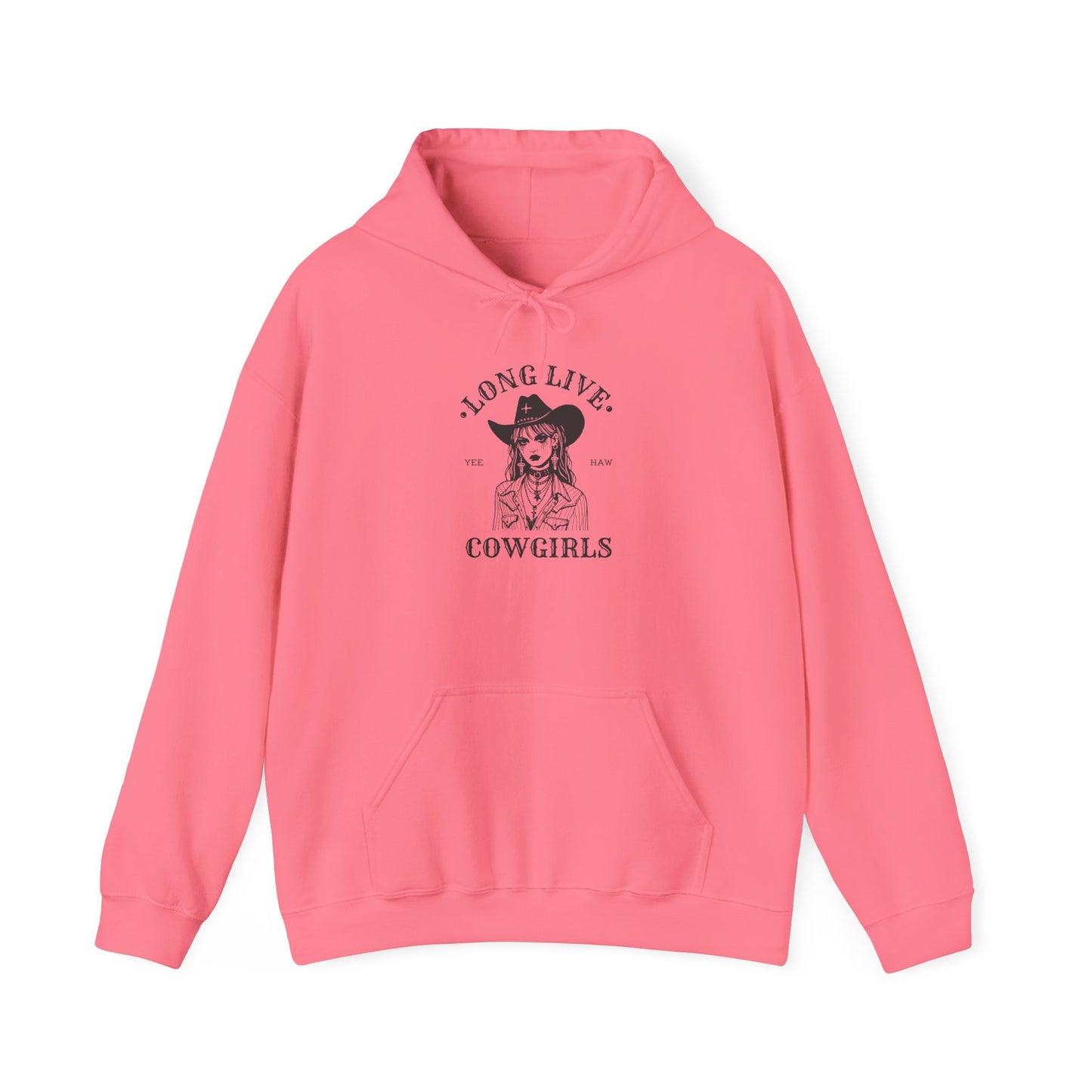 Long Live Cowgirls Hoodie, Western Style Sweatshirt, Country Music Gift, Casual Wear, Perfect for Rodeos, Birthdays, Celebrations