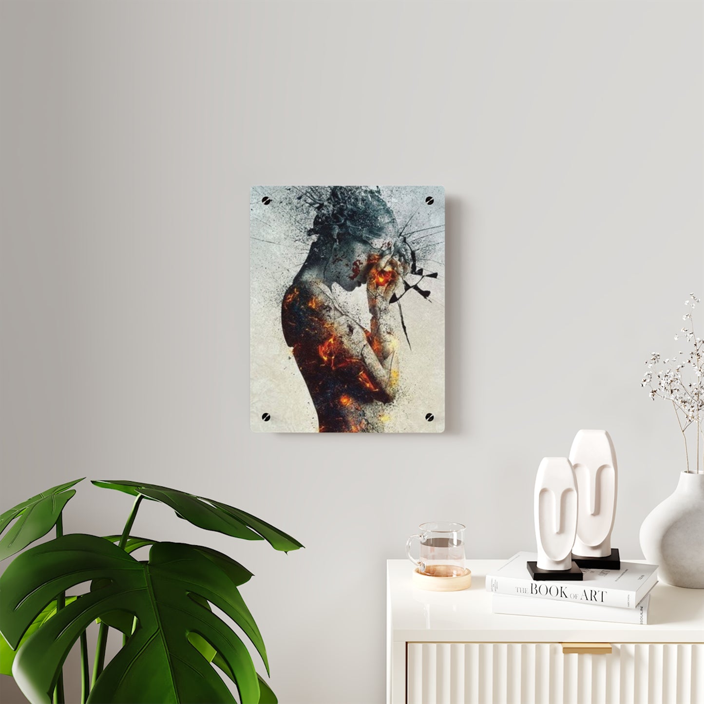 Modern Acrylic Wall Art Panel, Abstract Home Decor, Unique Gift, Contemporary Artwork, Living Room Wall Decor, Art for Every Occasion
