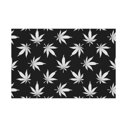 Stylish Gift Wrap Papers for Any Occasion - Black & White Leaf Design, Eco-Friendly Wrapping, Holiday Gifts, Unique Presentation