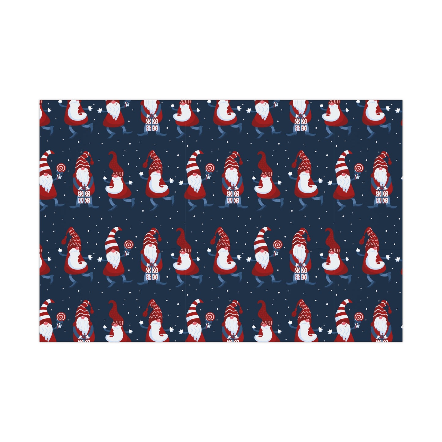 Whimsical Gnome Gift Wrap Papers - Festive Wrapping for Holidays, Christmas, Birthdays, Parties, and Special Occasions