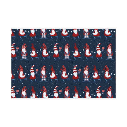 Whimsical Gnome Gift Wrap Papers - Festive Wrapping for Holidays, Christmas, Birthdays, Parties, and Special Occasions