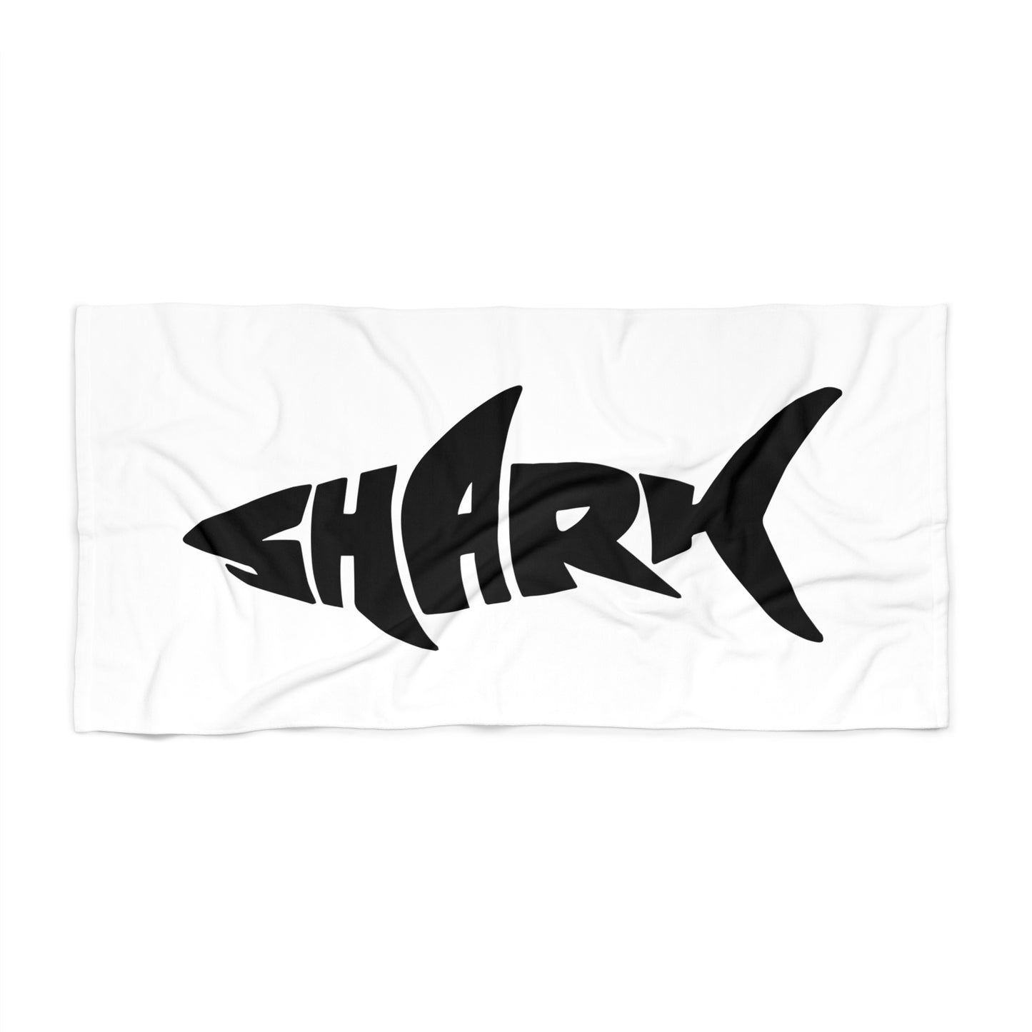 White Shark Beach Towel | Summer Vibe Towel for Ocean Lovers, Great Gift for Beach Days, Pool Parties, Shark Week, Outdoor Fun