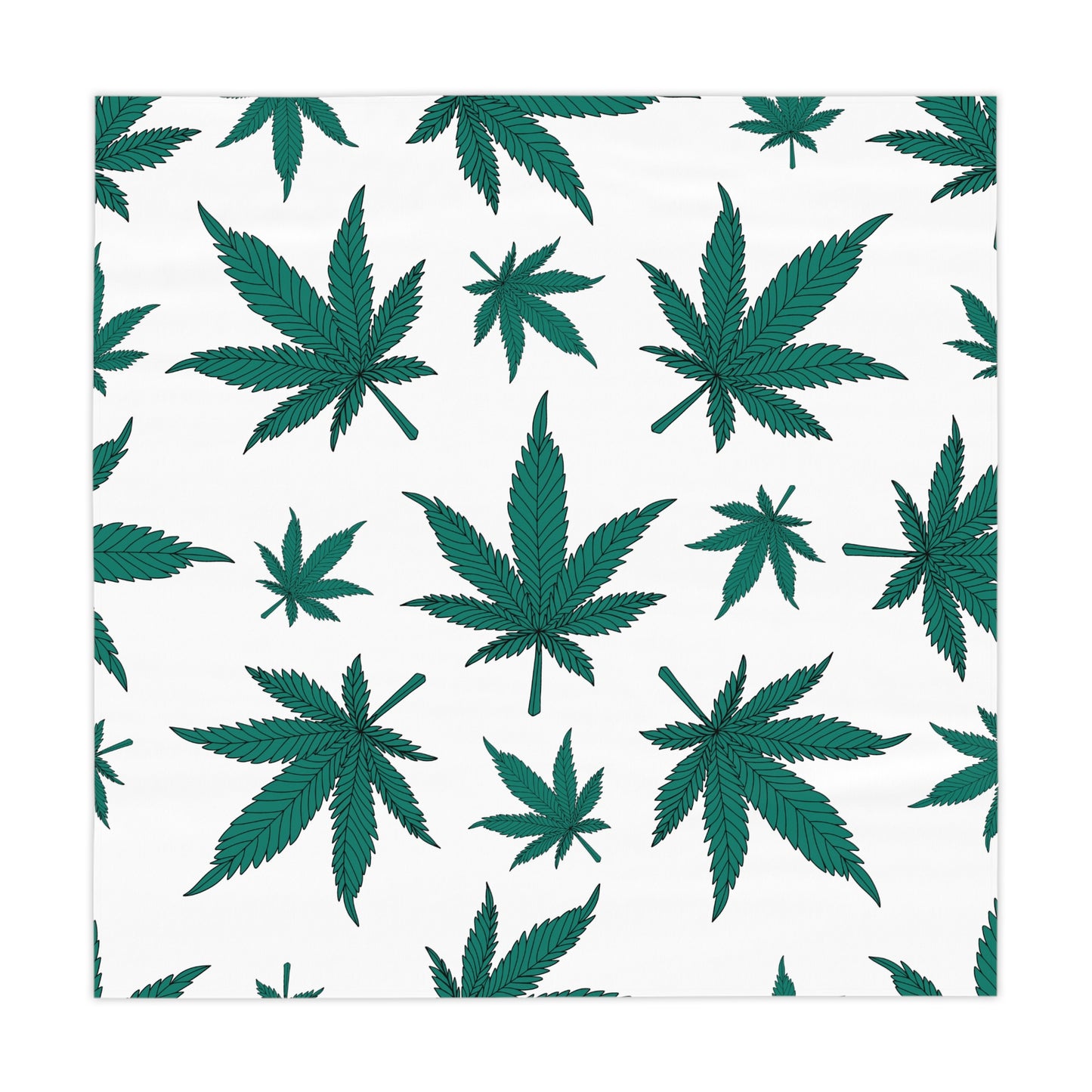 Cannabis Leaf Tablecloth, Boho Home Decor, Kitchen Dining, Party Accessory, Eco-Friendly Table Cover, Gifts for Her