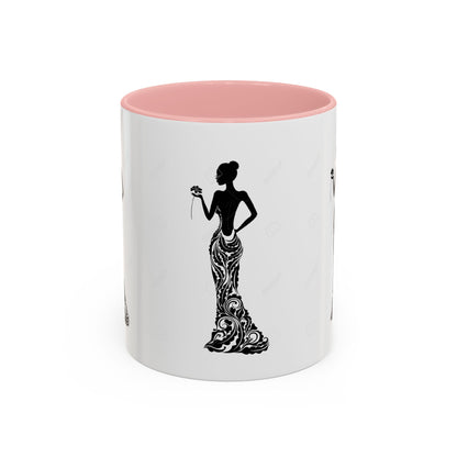 Classy Lady Accent Coffee Mug - Perfect Gift for Superhero Fans, Tea Lovers, Birthday, Holiday, Home Office Decor, Collectible