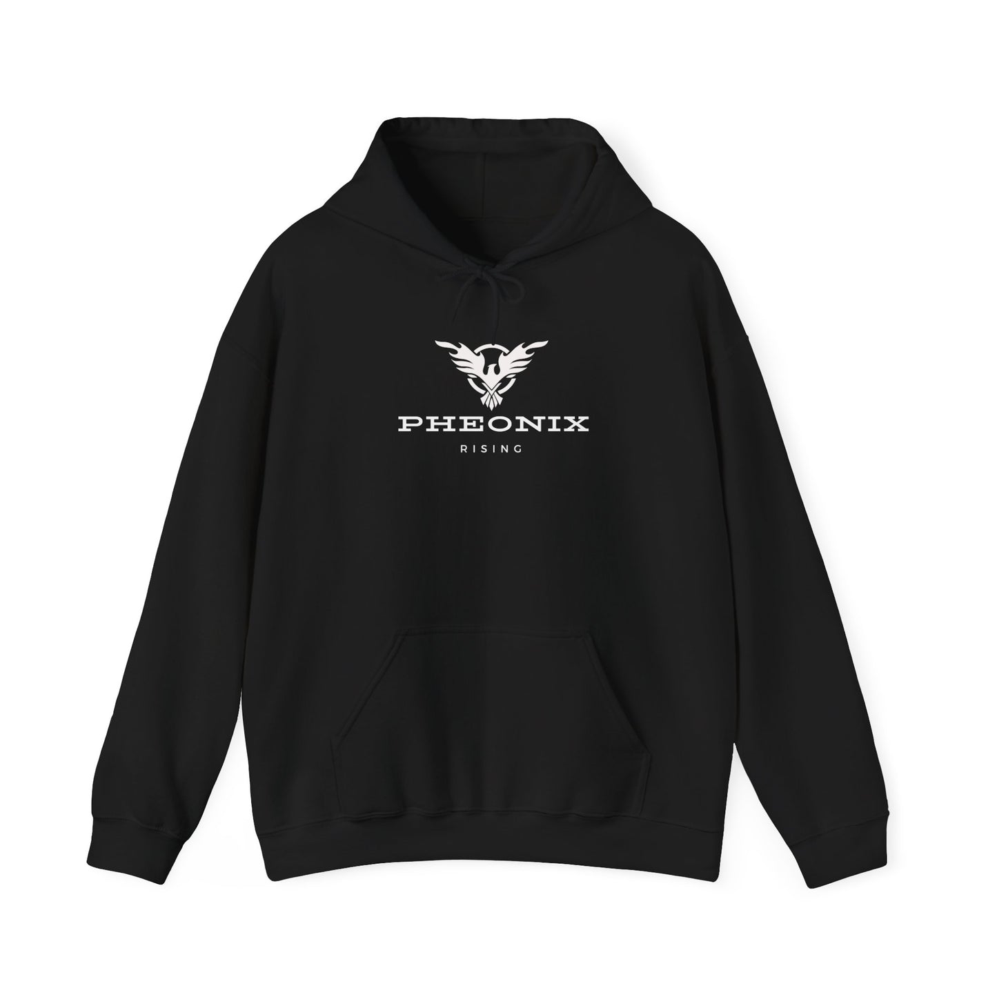Pheonix Rising Hooded Sweatshirt, Unisex Cozy Hoodie for Casual Wear, Gift for Fire Signs, Motivational Apparel, Layering Piece