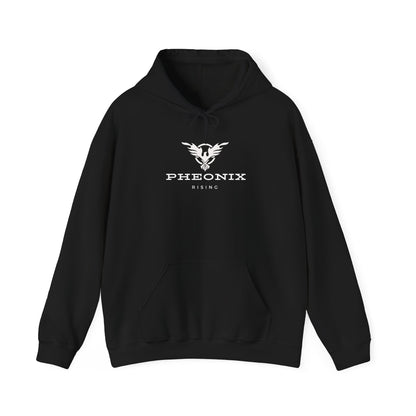 Pheonix Rising Hooded Sweatshirt, Unisex Cozy Hoodie for Casual Wear, Gift for Fire Signs, Motivational Apparel, Layering Piece