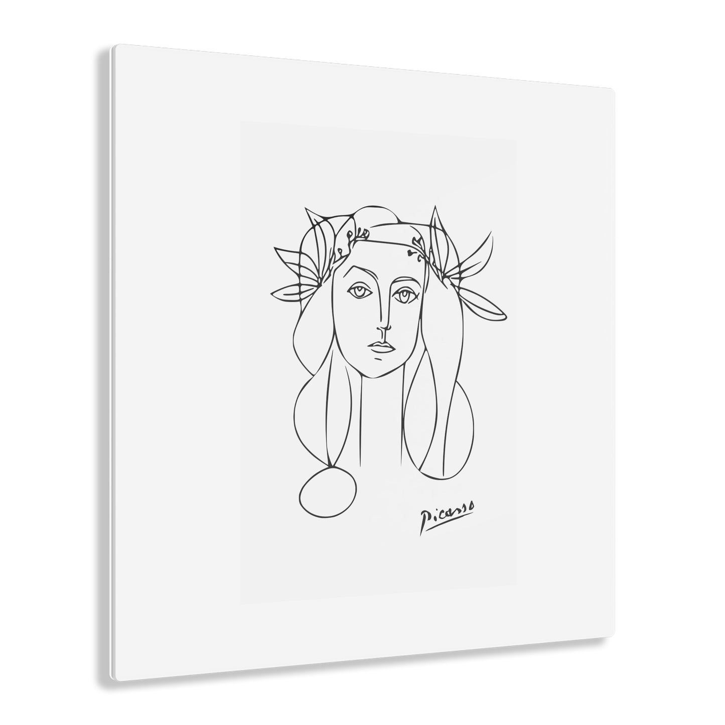 Picasso Woman's Face - Artistic Acrylic Prints | Minimalist Wall Art, Home Decor, Modern Art, Gift for Art Lovers, Unique Wall Decor