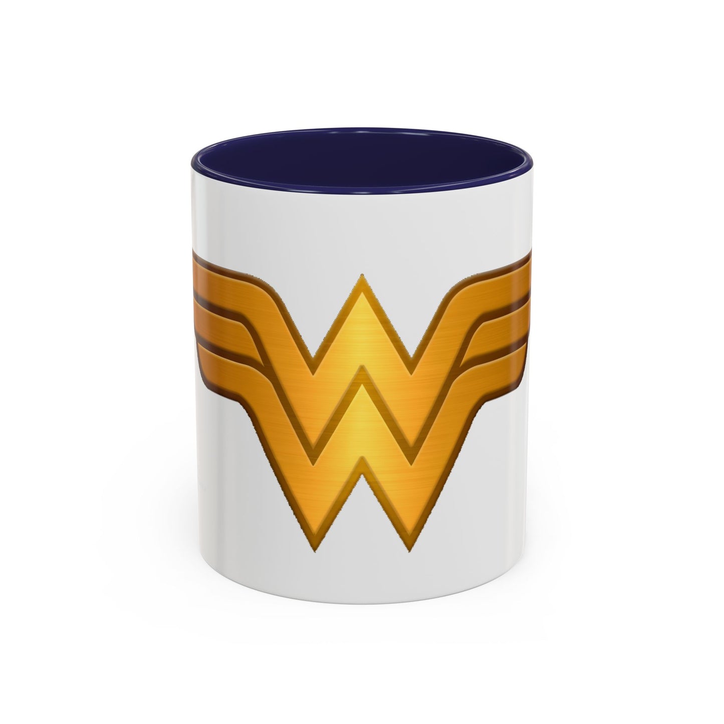 Wonder Woman Accent Coffee Mug - Perfect Gift for Superhero Fans, Tea Lovers, Birthday, Holiday, Home Office Decor, Collectible