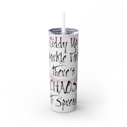 Sparkle Farts Skinny Tumbler