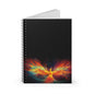 Pheonix Rising Spiral Notebook - Ruled Line