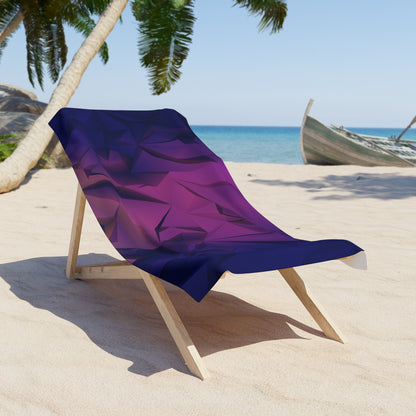 Abstract Purple Beach Towel, Vibrant Pool Towel, Summer Accessories, Bohemian Decor, Travel Essential, Gift for Friends