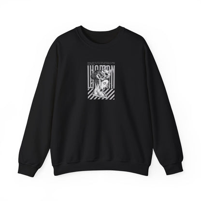 Stylish Unisex Crewneck Sweatshirt - Perfect For Casual Outings, Gift Ideas, Streetwear, Comfortable Layering, Everyday Style