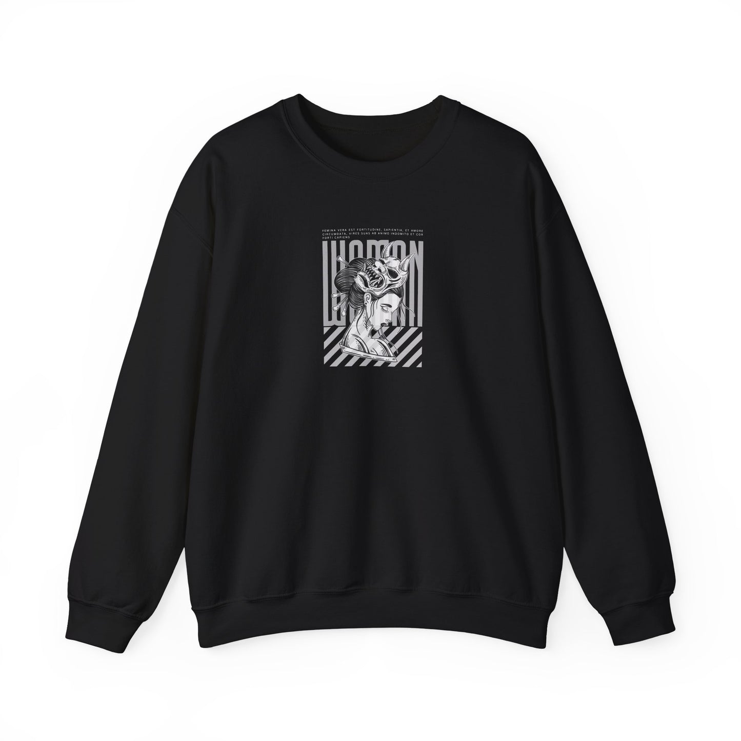 Stylish Unisex Crewneck Sweatshirt - Perfect For Casual Outings, Gift Ideas, Streetwear, Comfortable Layering, Everyday Style