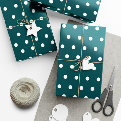 Polka Dot Gift Wrap Papers | Eco-Friendly Wrapping | Perfect for Birthdays, Holidays, and Special Occasions, Party Supplies, Wrapping Paper