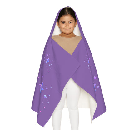 Purple Unicorn Youth Hooded Towel, Cute Bath Towel, Kids Swim Towel, Rainbow Gifts, Toddler Waterwear, Cute Animal Towel