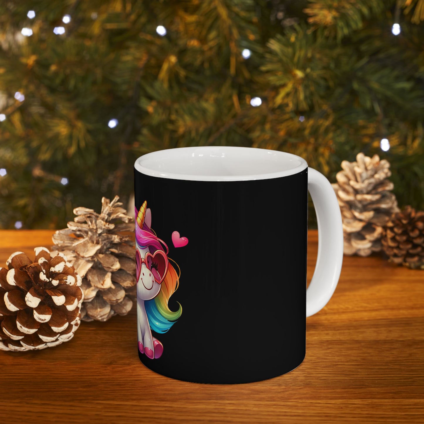 Unicorn Mug, Cute Coffee Cup for Kids, Rainbow Drinkware for Birthdays, Magical Gift for Unicorn Lovers, Fun Tea Mug