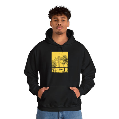 Nature-Inspired Unisex Hooded Sweatshirt, Cozy Hoodie for Outdoors Lovers, Perfect Gift for Nature Enthusiasts, Ideal for Camping, Hiking,