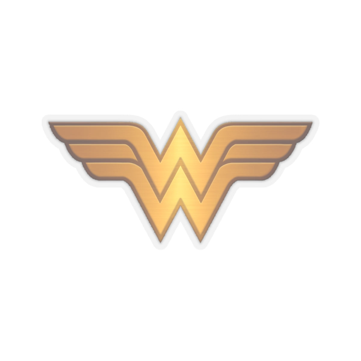 Gold Winged W Emblem Sticker | Kiss-Cut Sticker