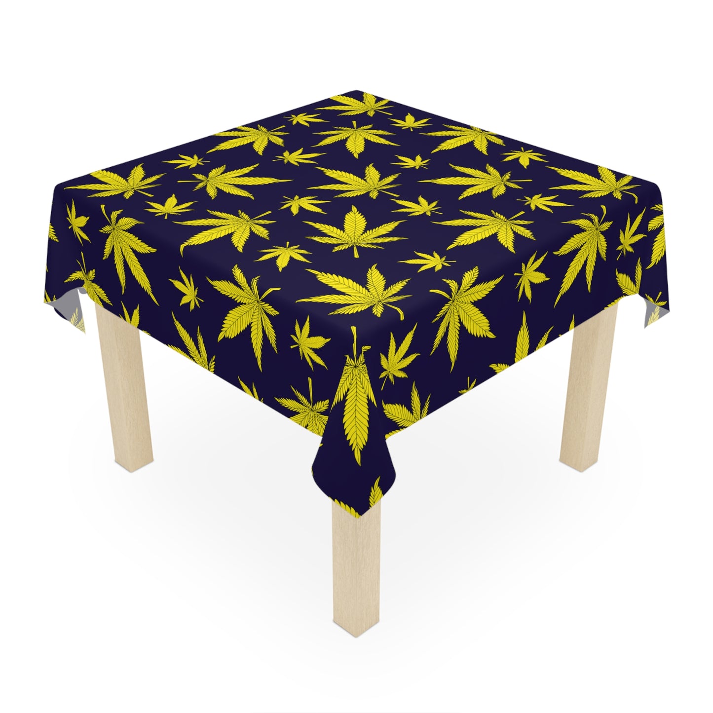 Vibrant Cannabis Leaf Tablecloth, Perfect for Parties, Picnics, or Home Decor, Stylish Table Cover for Gatherings, Festivals, BBQs