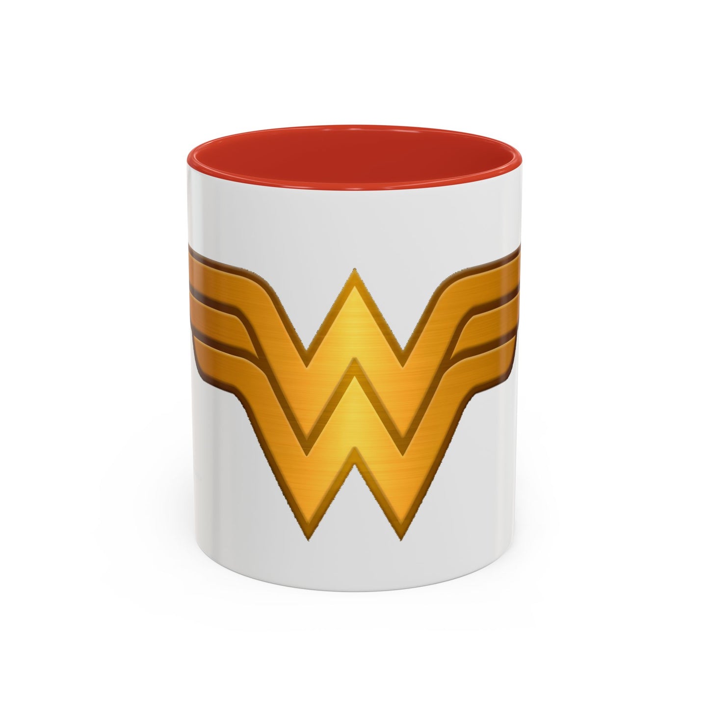 Wonder Woman Accent Coffee Mug - Perfect Gift for Superhero Fans, Tea Lovers, Birthday, Holiday, Home Office Decor, Collectible