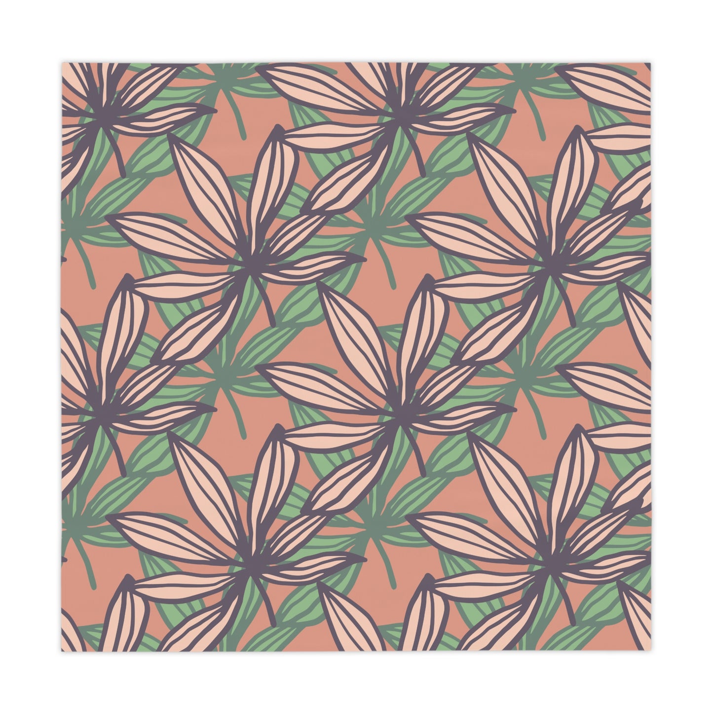 Botanical Print Tablecloth | Floral Dining Decor, Summer Table Setting, Kitchen Party Accessory, Home Decor, Gift Idea