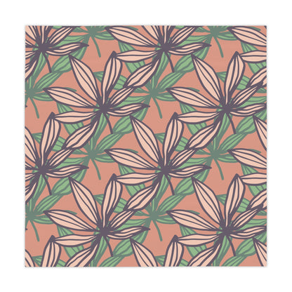 Botanical Print Tablecloth | Floral Dining Decor, Summer Table Setting, Kitchen Party Accessory, Home Decor, Gift Idea