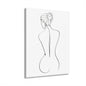 Elegant Line Art Acrylic Print, Modern Home Decor, Minimalist Wall Art, French Cleat Hanging, Gift for Her, Contemporary Design