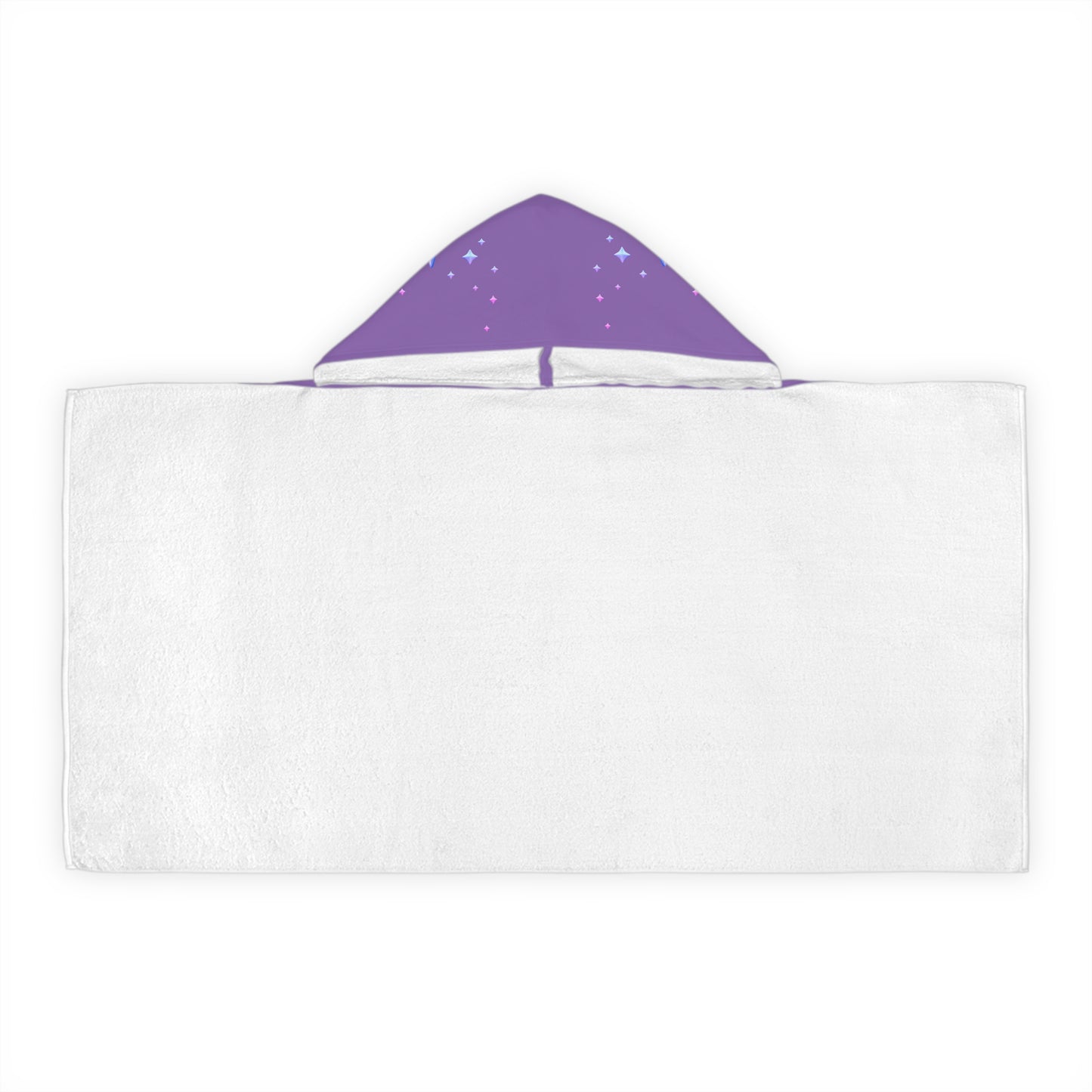 Purple Unicorn Youth Hooded Towel, Cute Bath Towel, Kids Swim Towel, Rainbow Gifts, Toddler Waterwear, Cute Animal Towel