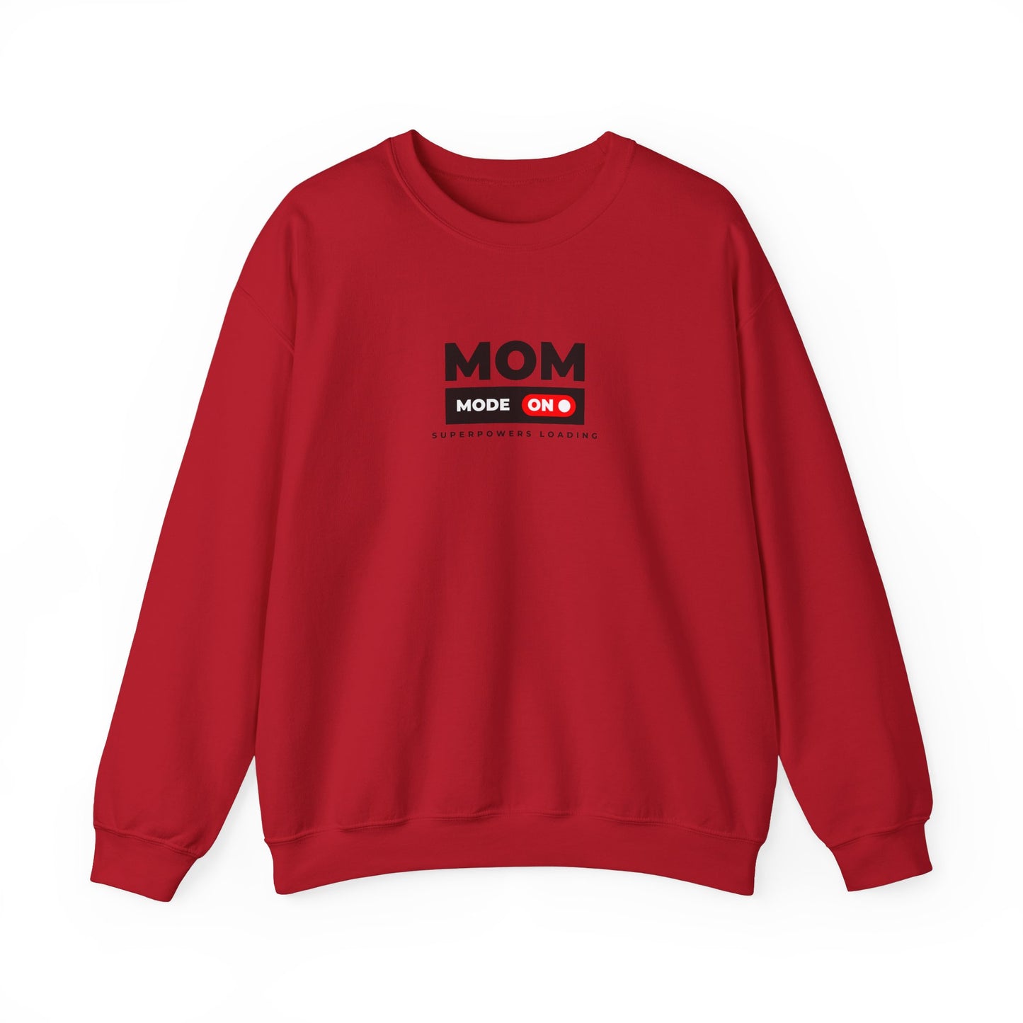 Funny Mom Sweatshirt, Unisex Crewneck Pullover for Moms, Gift for Mother's Day, Cool Mom Apparel, Casual Wear, Superpowers Loading