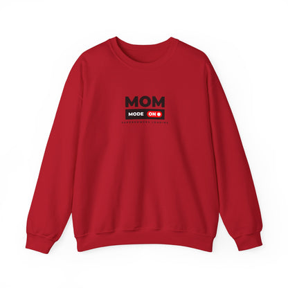 Funny Mom Sweatshirt, Unisex Crewneck Pullover for Moms, Gift for Mother's Day, Cool Mom Apparel, Casual Wear, Superpowers Loading