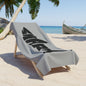 Grey Shark Beach Towel | Summer Vibe Towel for Ocean Lovers, Great Gift for Beach Days, Pool Parties, Shark Week, Outdoor Fun