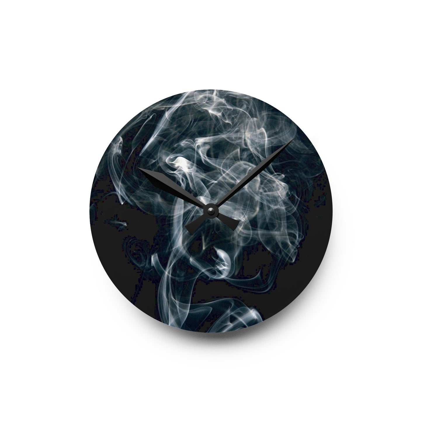 Modern Smoke Acrylic Wall Clock, Contemporary Office Decor, Stylish Home Accent, Unique Gift Idea, Smoke Design