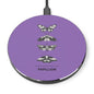 Butterfly Wireless Purple Charger - Papillion, Cute Fast Charging Pad, Phone Accessory, Gift for Nature Lovers, Home Decor