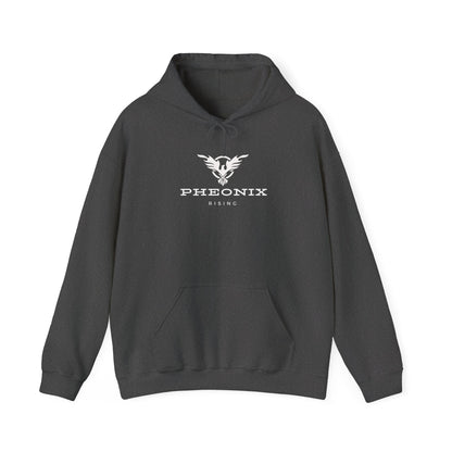 Pheonix Rising Hooded Sweatshirt, Unisex Cozy Hoodie for Casual Wear, Gift for Fire Signs, Motivational Apparel, Layering Piece