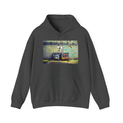 Banksy Urban Graffiti Hoodie, Stylish Streetwear Sweatshirt, Casual unisex sweatshirt, Perfect for street style lovers, Hip hop fashion hoodie,