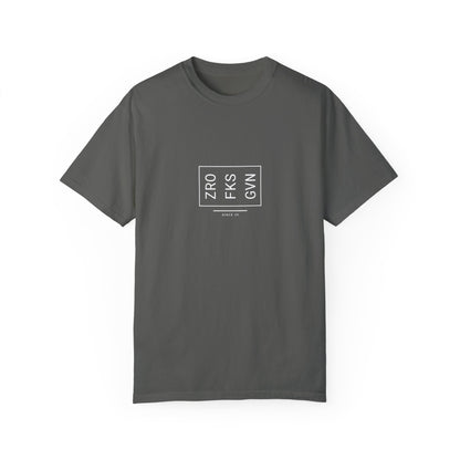 Trendy Unisex T-Shirt - ZRO FKS GVN Design, Casual Wear, Gift for Friends, Graphic Tee, Summer Fashion