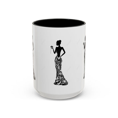 Classy Lady Accent Coffee Mug - Perfect Gift for Superhero Fans, Tea Lovers, Birthday, Holiday, Home Office Decor, Collectible