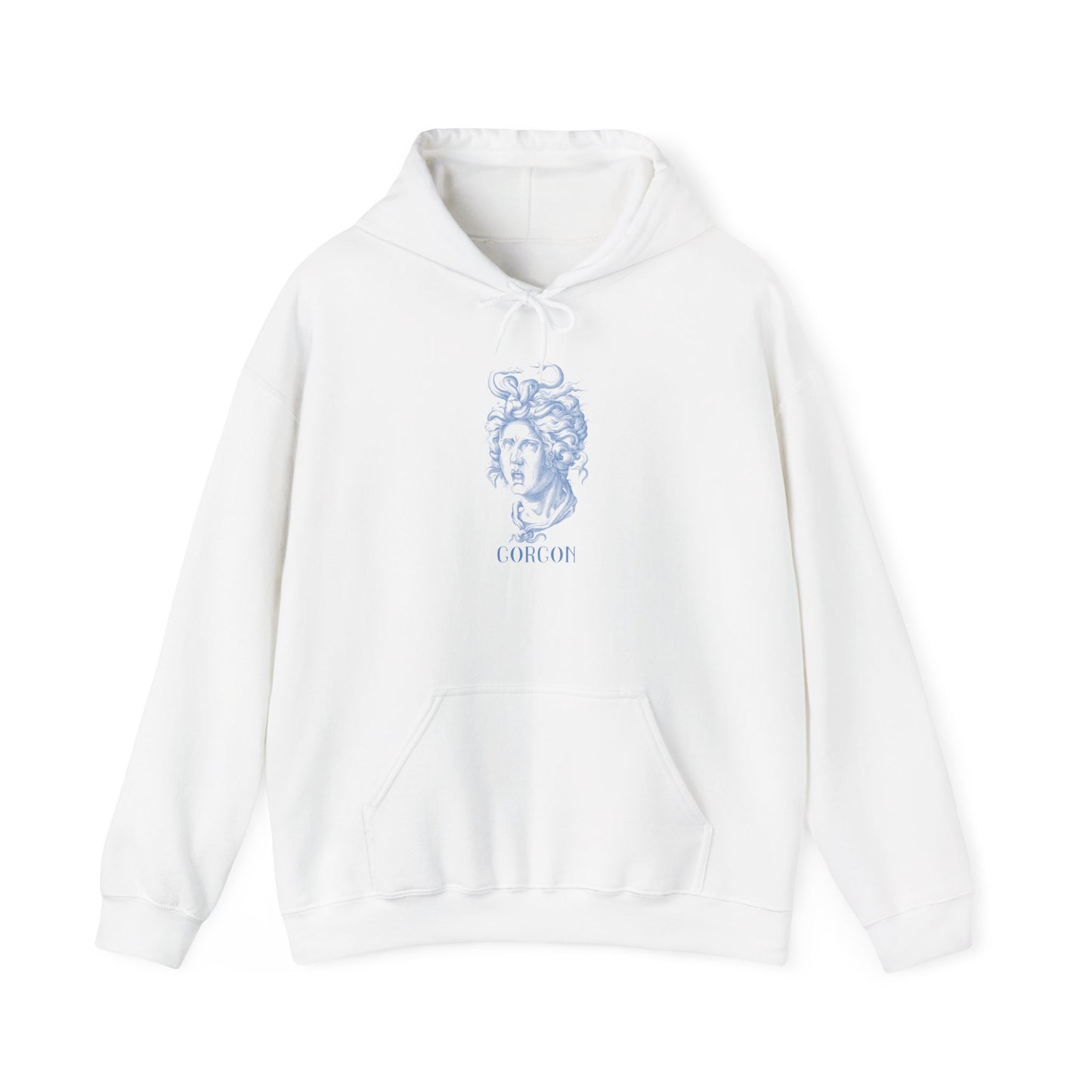 Artistic Medusa Hooded Sweatshirt - Cozy Lounge Wear, Unique Gift, Unisex Hoodie, Casual Fashion, Comfortable Style, Everyday Wear