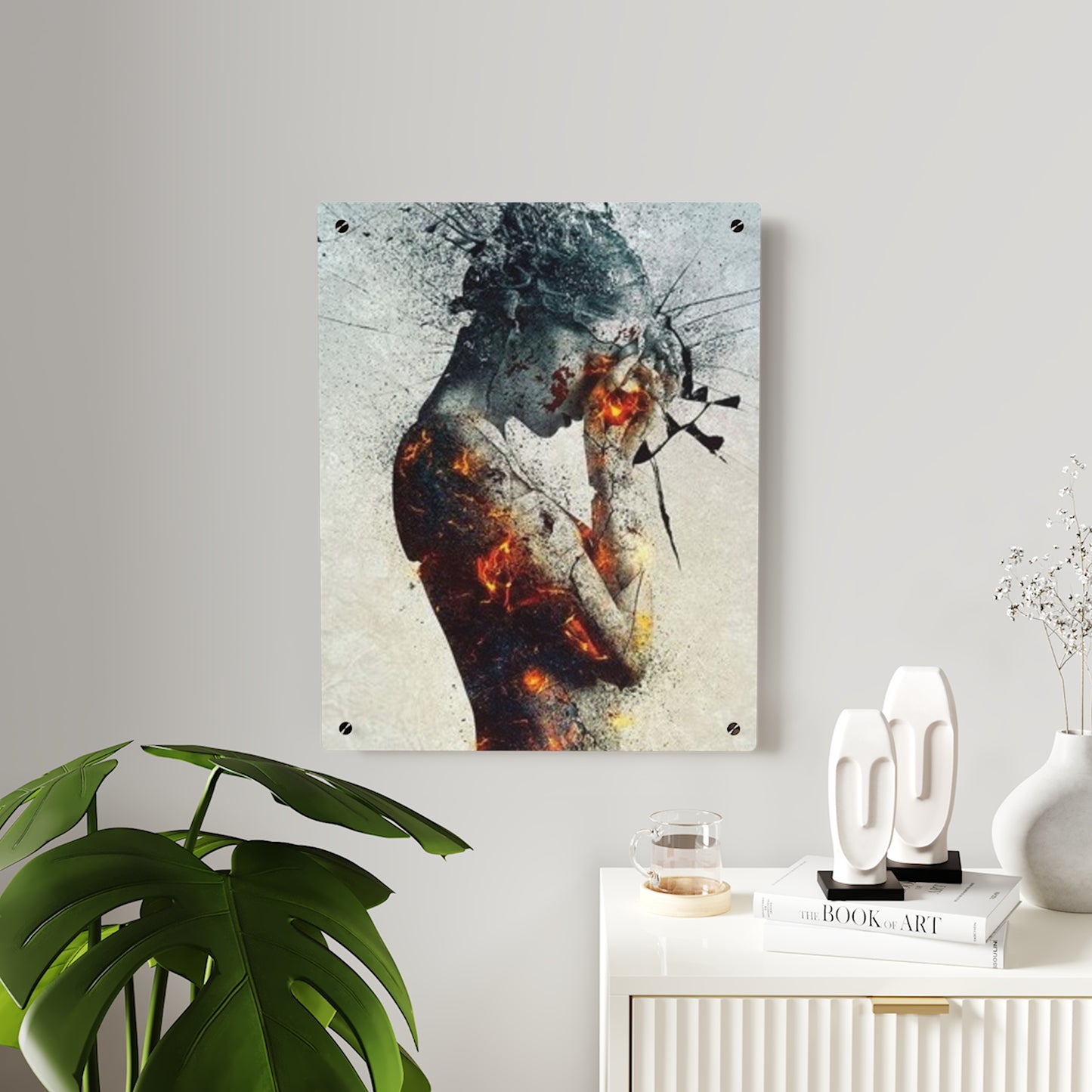 Modern Acrylic Wall Art Panel, Abstract Home Decor, Unique Gift, Contemporary Artwork, Living Room Wall Decor, Art for Every Occasion