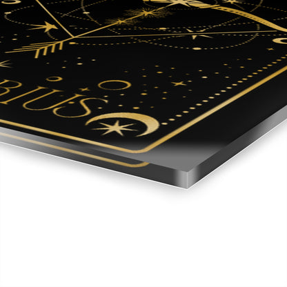 Sagittarius Zodiac Acrylic Wall Art Print  Astrology Decor for Home, Zodiac Gift, Modern Wall Art, Celestial Decor, Star Sign Decor