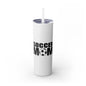 Soccer Mom Skinny Tumbler with Straw, 20oz | Ideal for Game Days, Sports Events, Gifts for Moms, Hydration on the Go