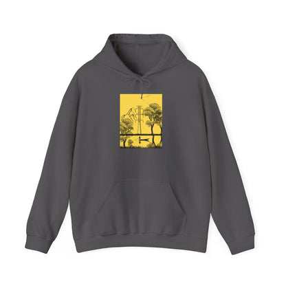 Nature-Inspired Unisex Hooded Sweatshirt, Cozy Hoodie for Outdoors Lovers, Perfect Gift for Nature Enthusiasts, Ideal for Camping, Hiking,