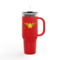Wonder Woman Insulated Travel Mug, 40oz - Perfect for Coffee Lovers, Holidays, Gifts, Outdoors, and Road Trips